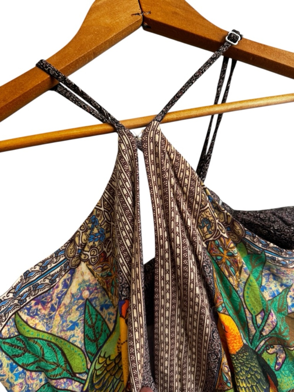 FARM Rio Green Multi Tropical Mini Dress - Picture 6 of 14